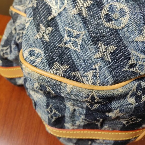 Louis Vuitton Cabas Raye Gm Blue Denim - Picture 9 of 17